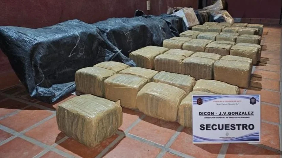Tráfico de drogas: tres imputados por transportar más de 100 kilos de marihuana en Joaquín V. González