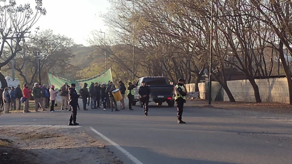 Representantes gremiales entorpecen el tránsito en San Lorenzo