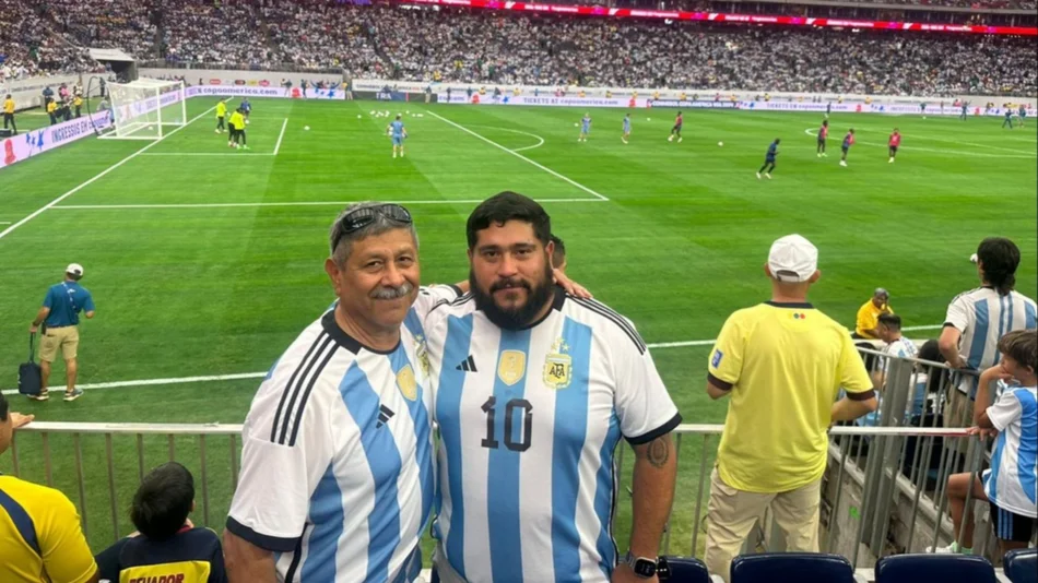 Historias en la Copa América: un héroe de Malvinas salteño alentó a la Selección en Houston 