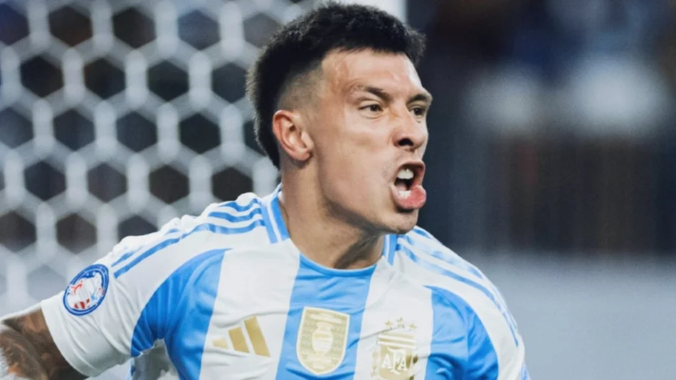 VIDEO. Con este gol de Lisandro Martínez, Argentina abrió el marcador ante Ecuador