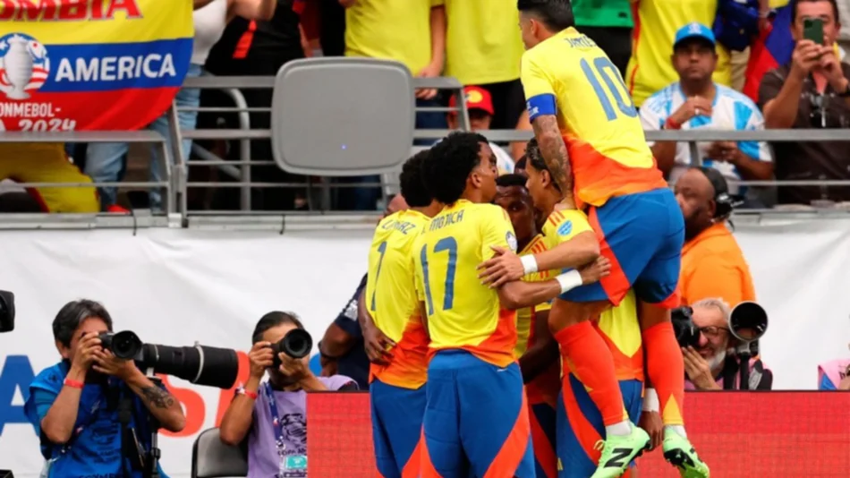 VIDEO. Colombia goleó sin despeinarse y espera el ganador de Uruguay-Brasil 