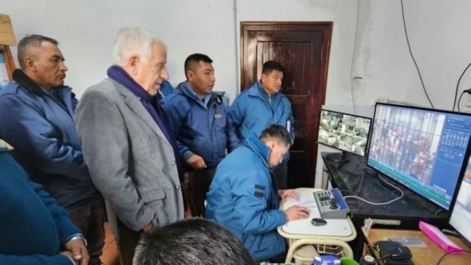 Evaluaron el monitoreo de las 75 cámaras de vigilancia del penal de Villa Las Rosas