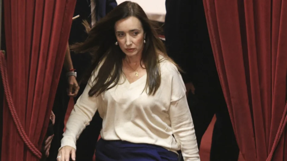 Indignación de Victoria Villarruel con nueve diputados libertarios