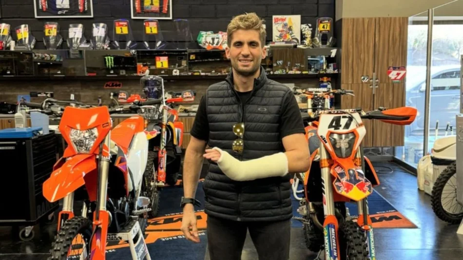 Kevin Benavides contó cómo va su recuperación y las ganas de volver a subirse a una moto