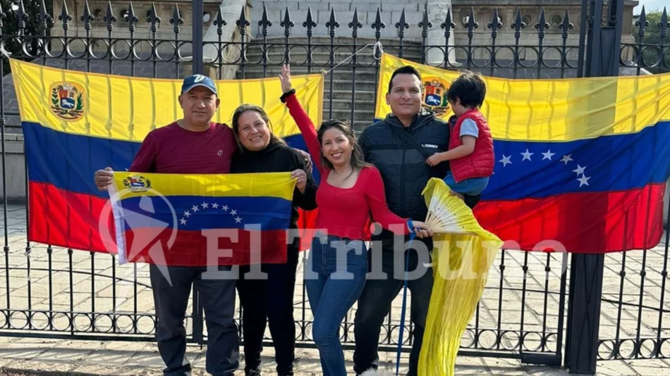 Venezolanos en Salta remarcan el “fraude” de Maduro y piden por la libertad de su país 