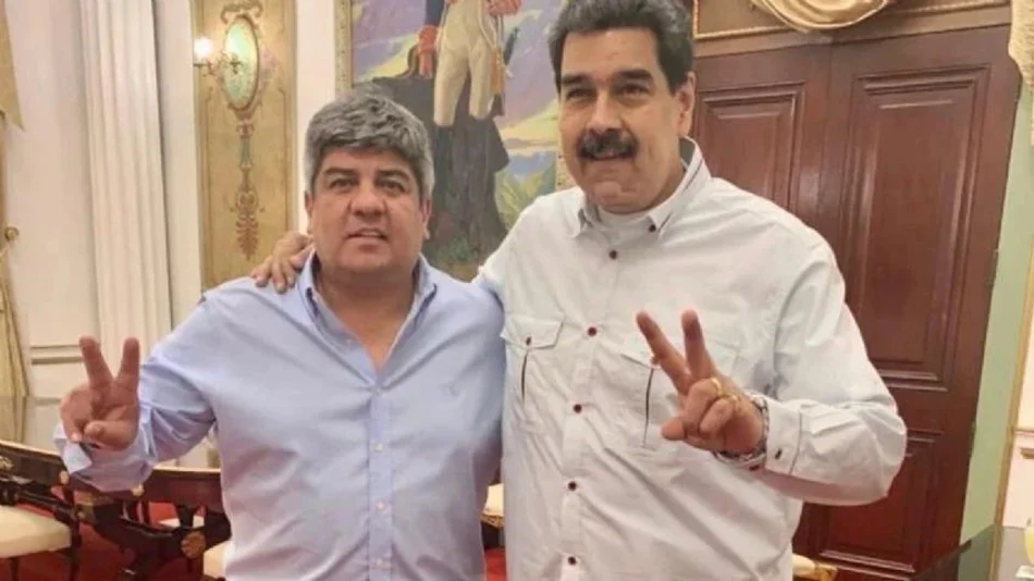 Pablo Moyano mostró una provocadora foto en respaldo a Nicolás Maduro