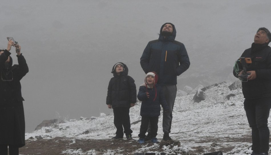 La nieve tiñó Jujuy de blanco en un espectáculo invernal- La nieve tiñó Jujuy de blanco en un espectáculo invernal