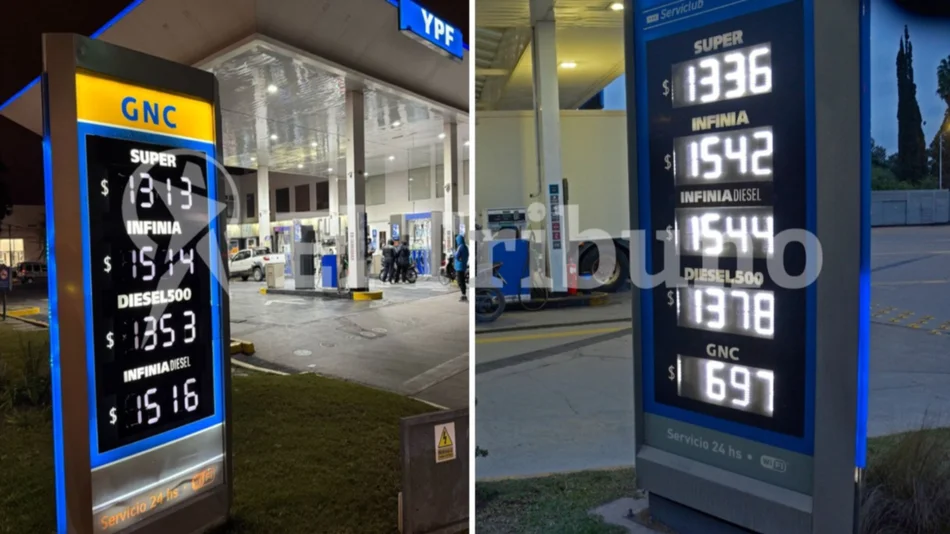 Aumento de los combustibles de YPF en Salta: cargar en el centro es más barato que en los barrios