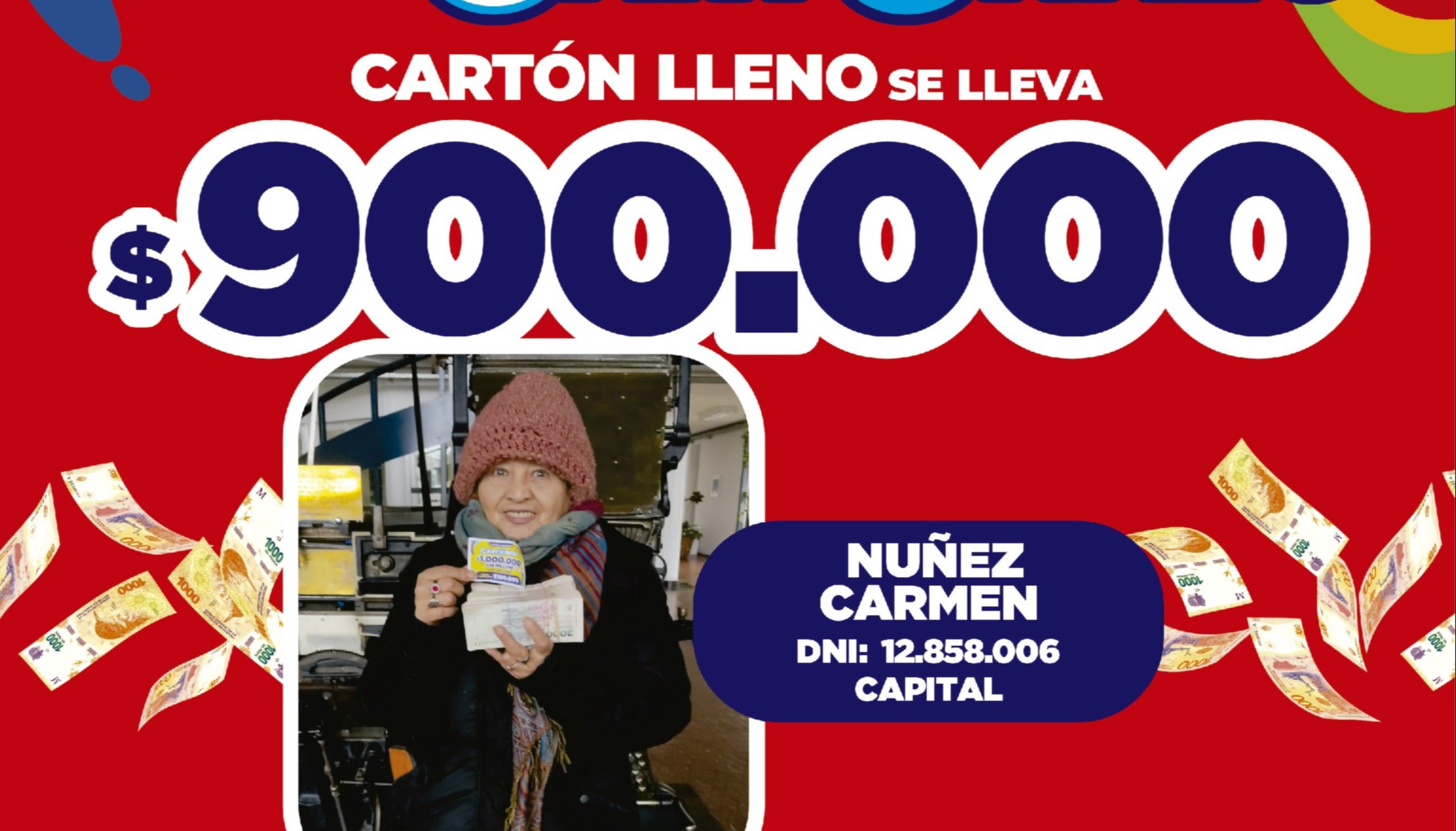 Cartonazo: ganadores de la semana 