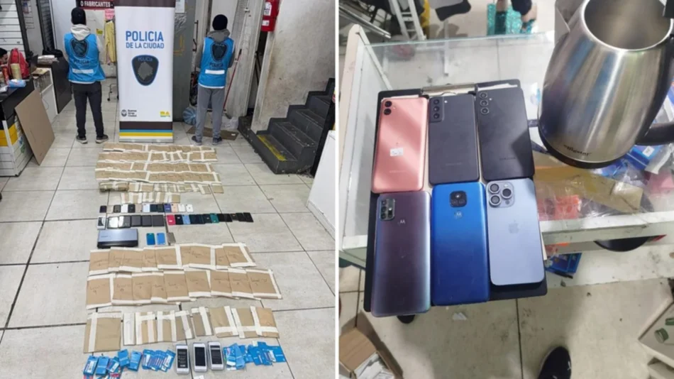 Buscaban un celular robado y secuestraron más de 130
