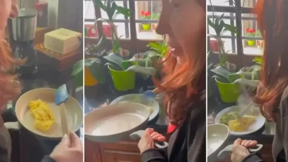 El video de Cristina Kirchner cocinando durante su prisión domiciliaria: "¿Te hacés vos el huevo revuelto?"