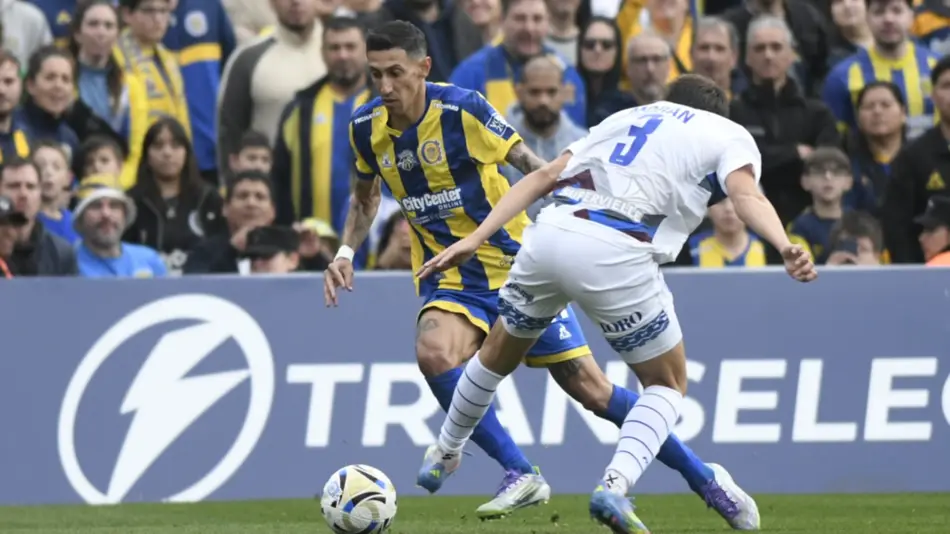 VIDEOS. Con el regreso y un gol de Di María, Rosario Central no pudo con Godoy Cruz: empató 1 a 1
