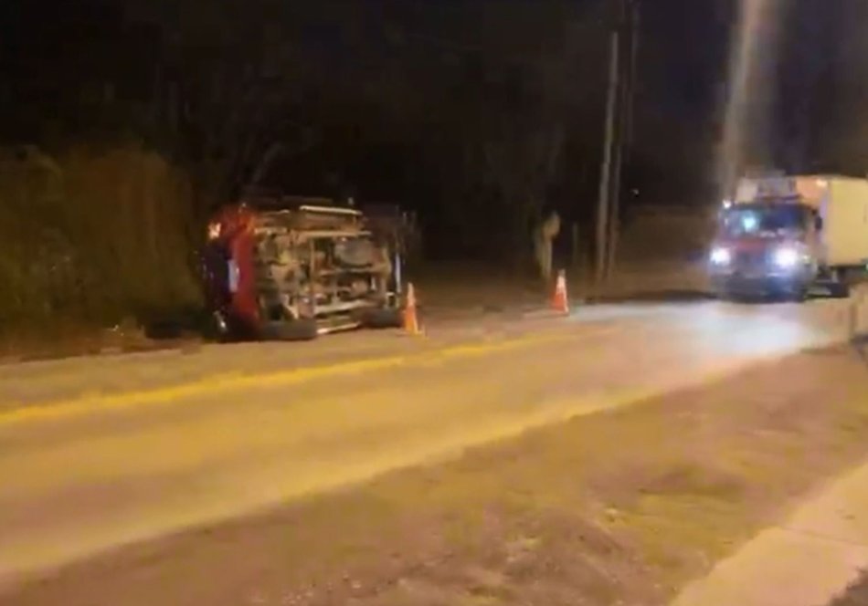 San Luis: Ruta angosta, velocidad alta y un choque frontal que pudo terminar en tragedia- San Luis: Ruta angosta, velocidad alta y un choque frontal que pudo terminar en tragedia