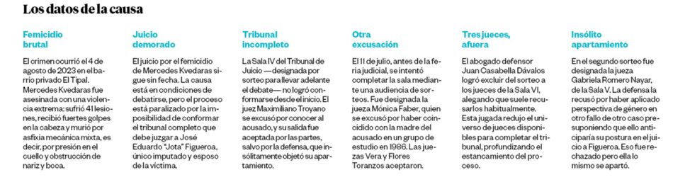 Femicidio en El Tipal: no logran designar al juez que falta para "Jota" Figueroa