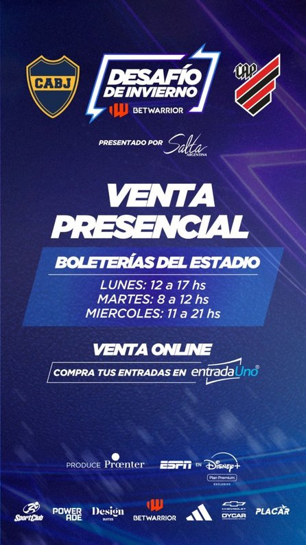 Salta recibe hoy a Boca Juniors y a Paranaense de Brasil
