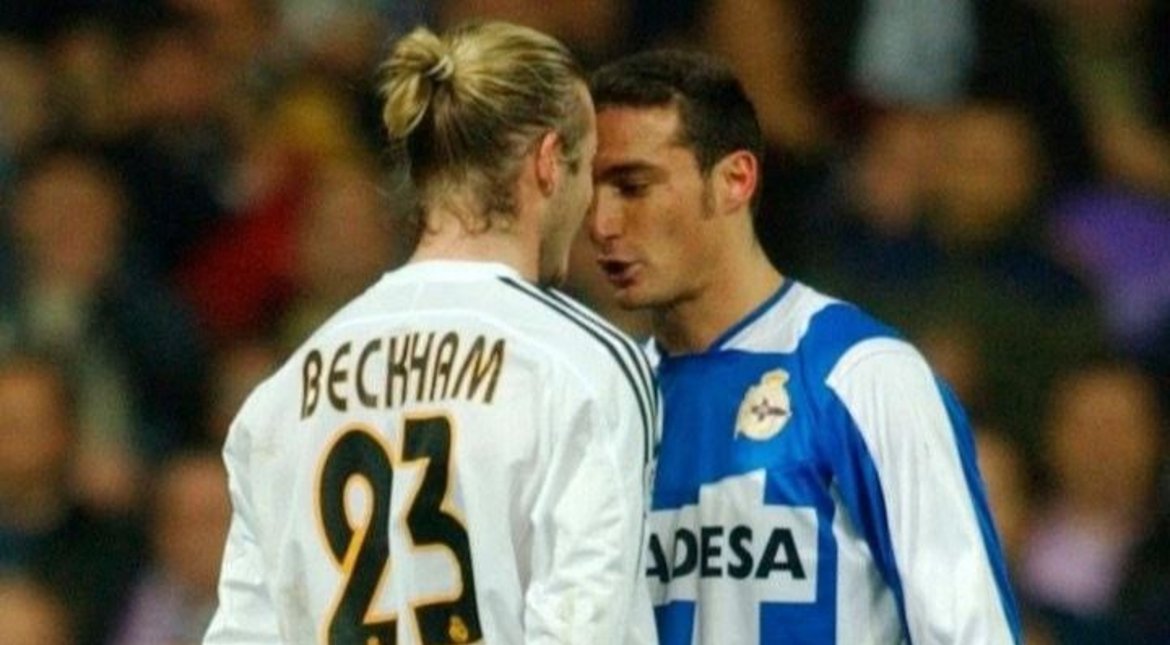Lionel Scaloni y David Beckham: el cruce que quedó en la historia del fútbol