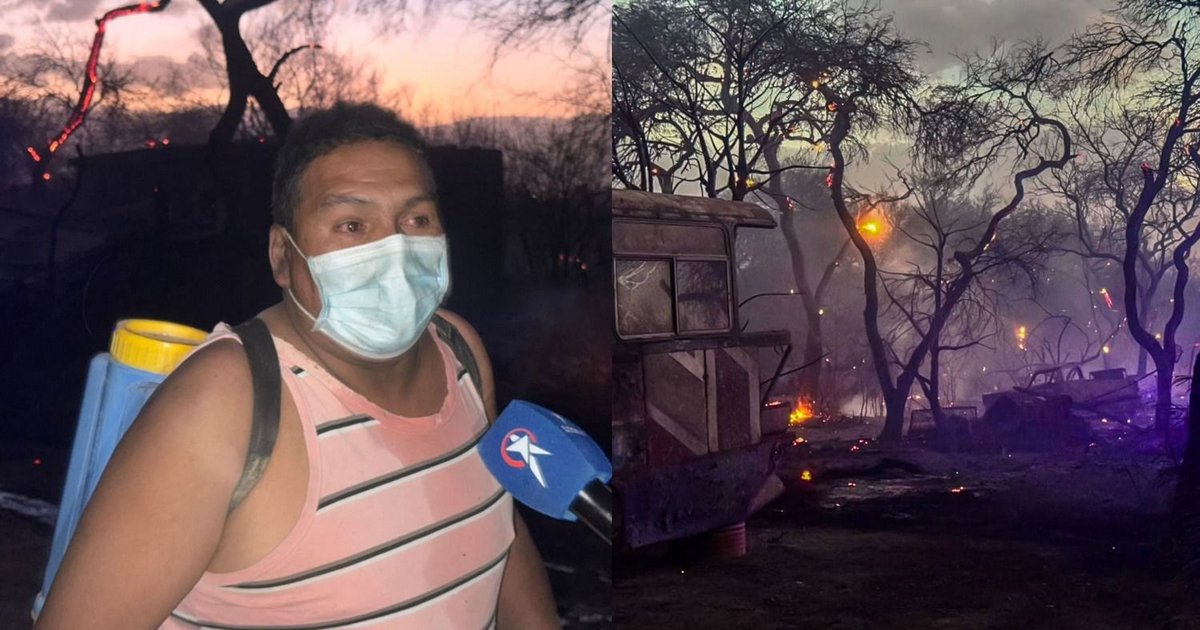 VIDEO. "No tengo nada, me quedé sin nada": el devastador incendio que arrasó una finca y dejó a una familia con pérdidas totales