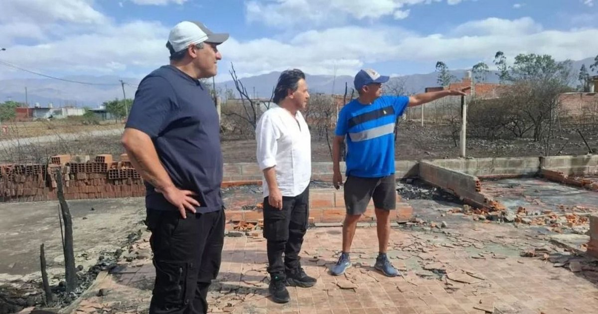 Sáenz supervisó la asistencia a las familias afectadas