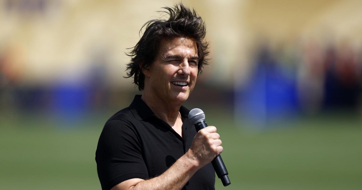 Tom Cruise sorprendió en el espectacular show previo a la final entre Argentina y España