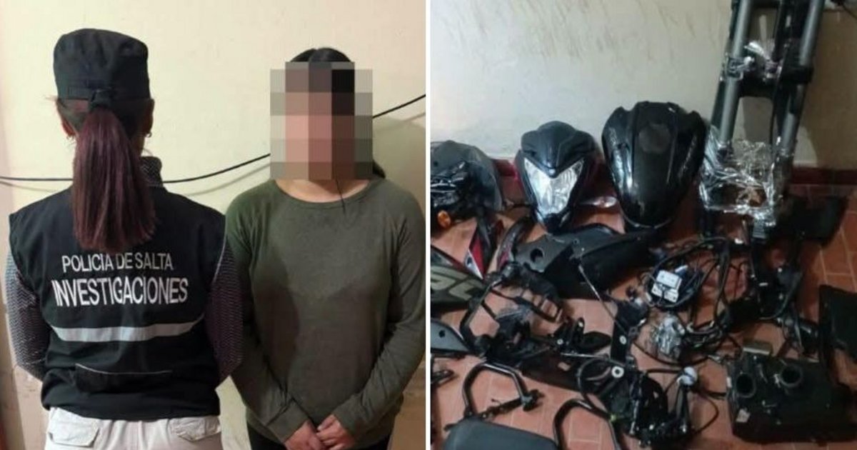 Detenida en la frontera con un cargamento de motopartes