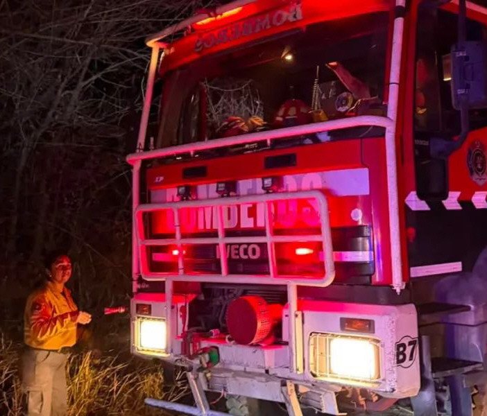 Murió al ser alcanzado por un incendio en Nazareno