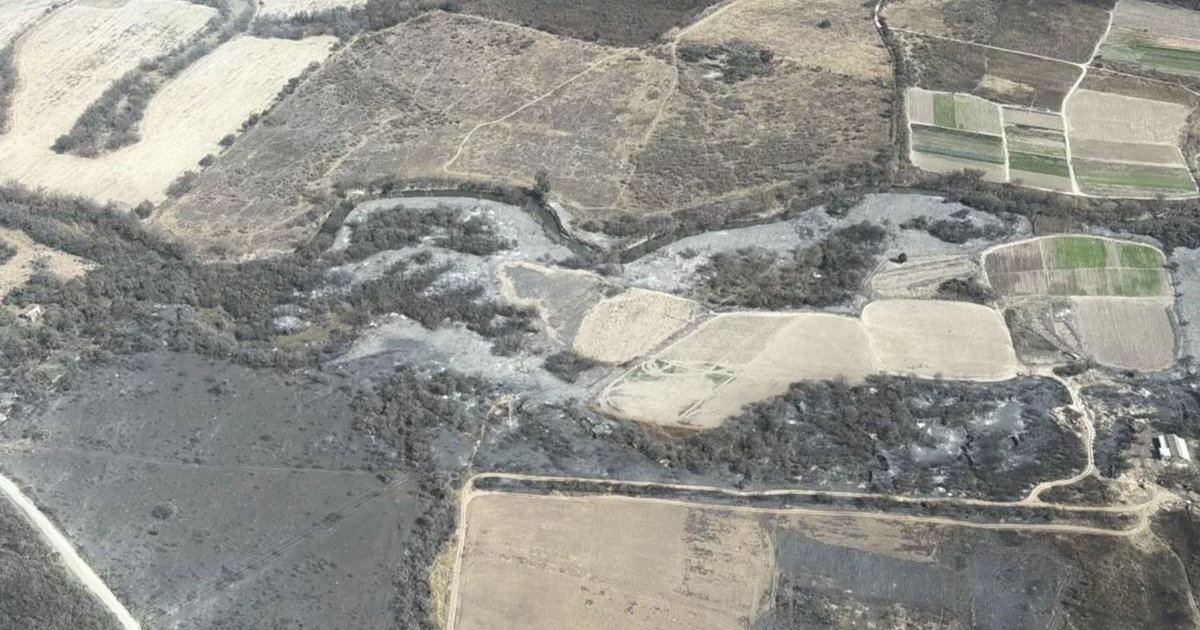 Tras los incendios, Defensa Civil realizó un sobrevuelo de monitoreo en las zonas afectadas