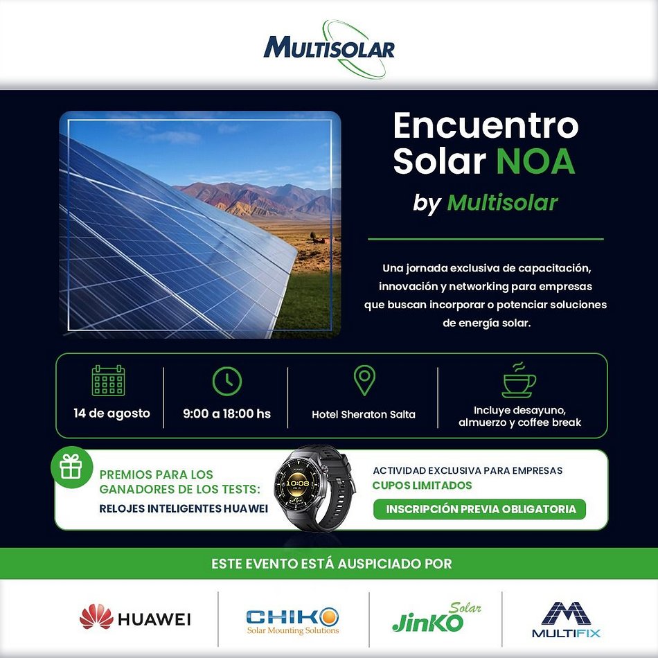 El NOA se prepara para una jornada clave sobre innovación y energía solar- El NOA se prepara para una jornada clave sobre innovación y energía solar