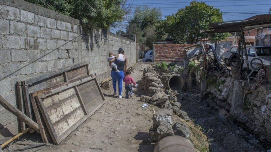 Un canal inconcluso, un peligro para los chicos