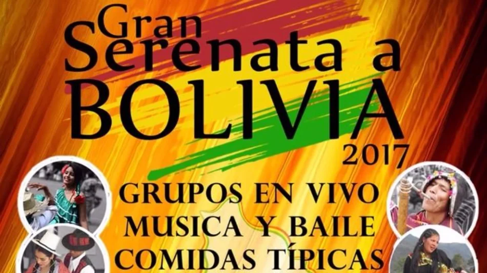 Esta noche es la "Serenata a Bolivia": habrá música, danzas y comidas típicas