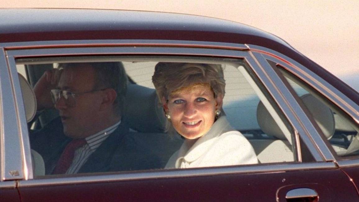 Lady Di en la Argentina: pizza "presidencial", un Jaguar bordó y todo el jet-set