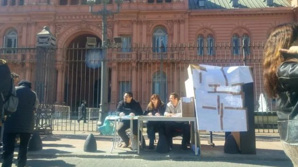 Impidieron la elección de delegados de ATE en la Casa Rosada