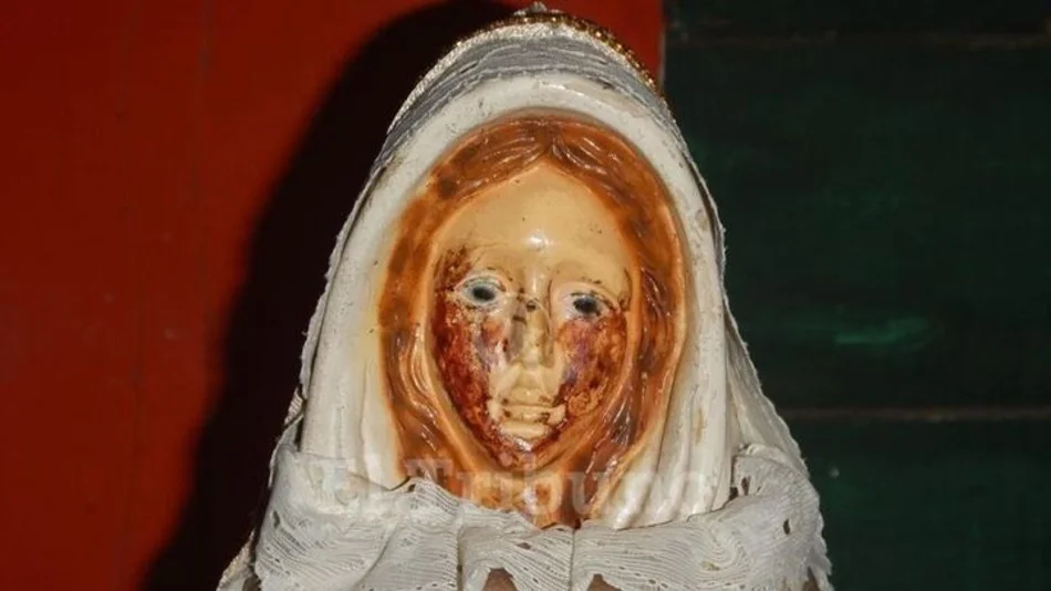 VIDEO. Por primera vez filmaron a la Virgen que llora en Metán