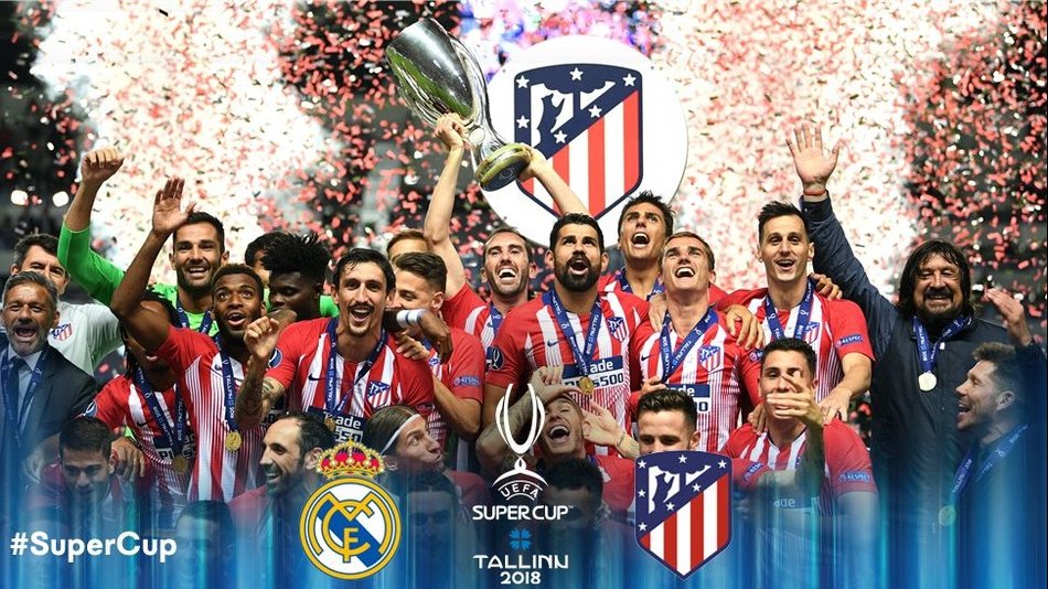 El Atlético Madrid venció a Real Madrid 4 a 2 y se llevó la Supercopa