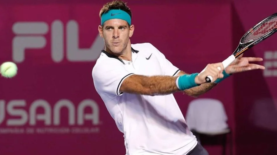 Del Potro cumplió en su primer partido siendo el 3° del ranking