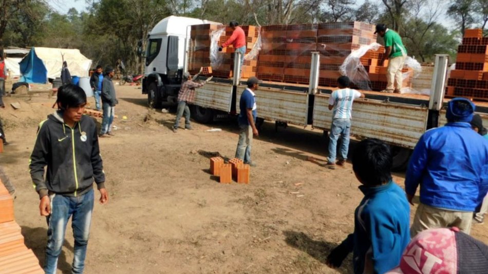 Avanzan la obra de soluciones  habitacionales en La Curvita
