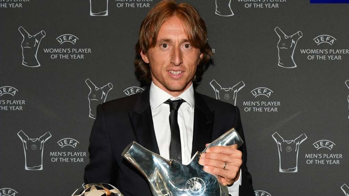 Modric destronó a Cristiano como mejor jugador UEFA