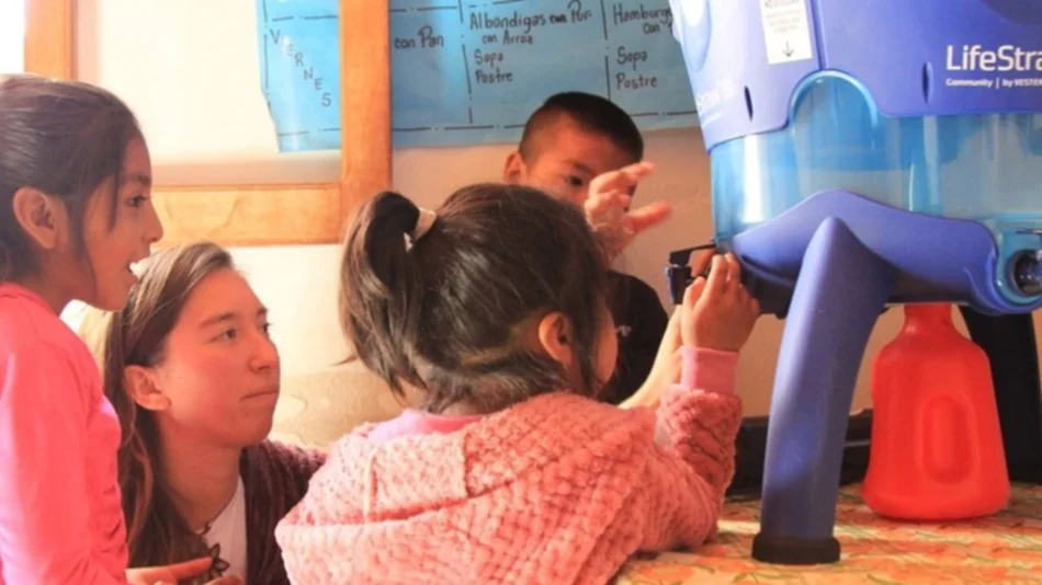 Escuelas de Molinos y Seclantás incorporan filtros de agua microbiológicos 