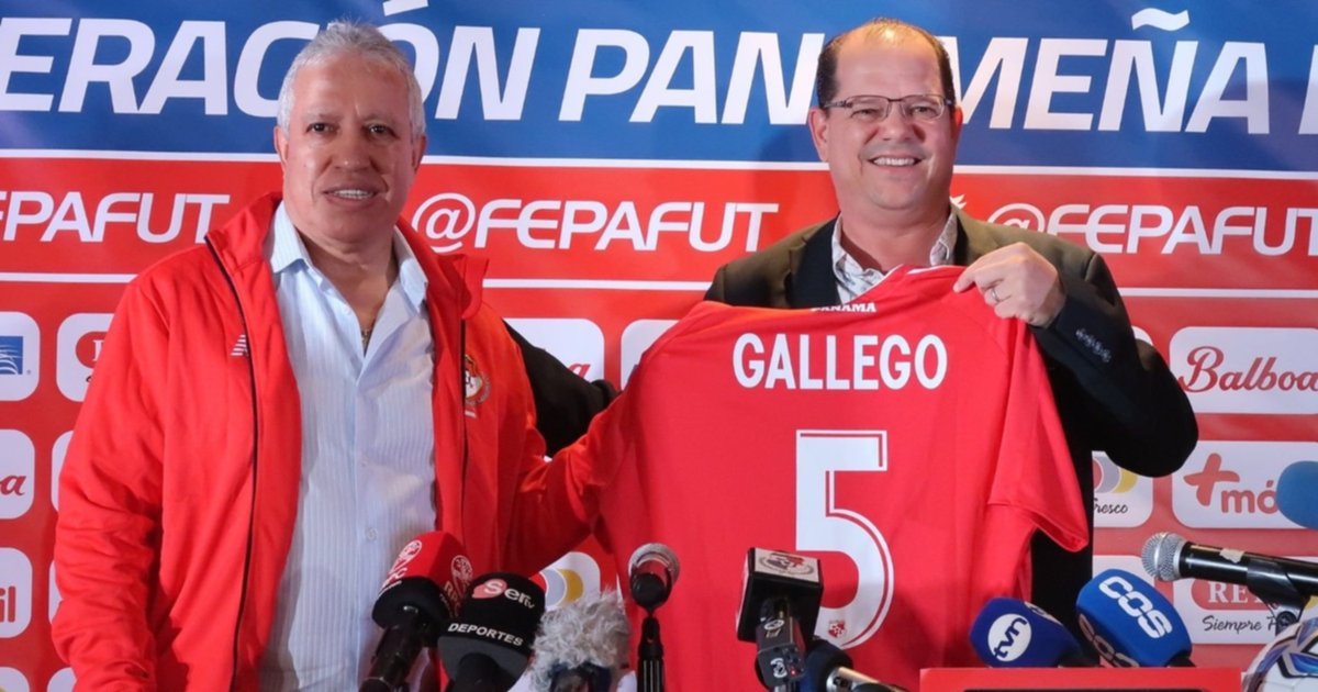 Américo Gallego fue presentado como entrenador de Panamá