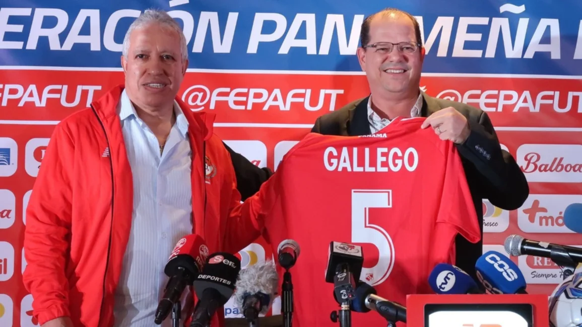 Américo Gallego fue presentado como entrenador de Panamá
