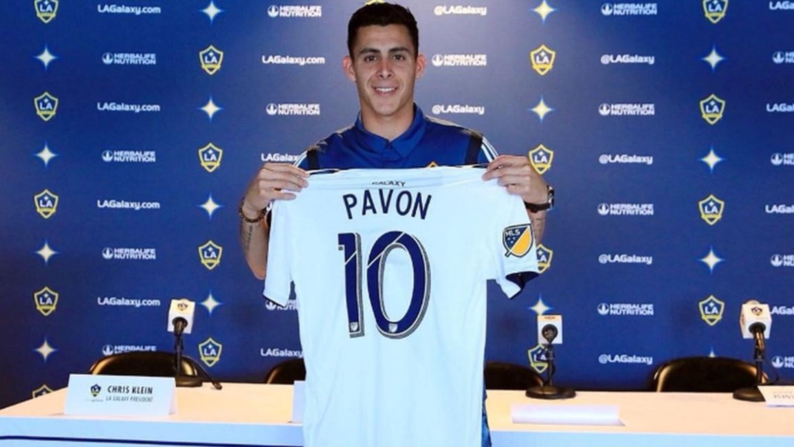 Pavón usará la camiseta número "10" en Los Angeles Galaxy