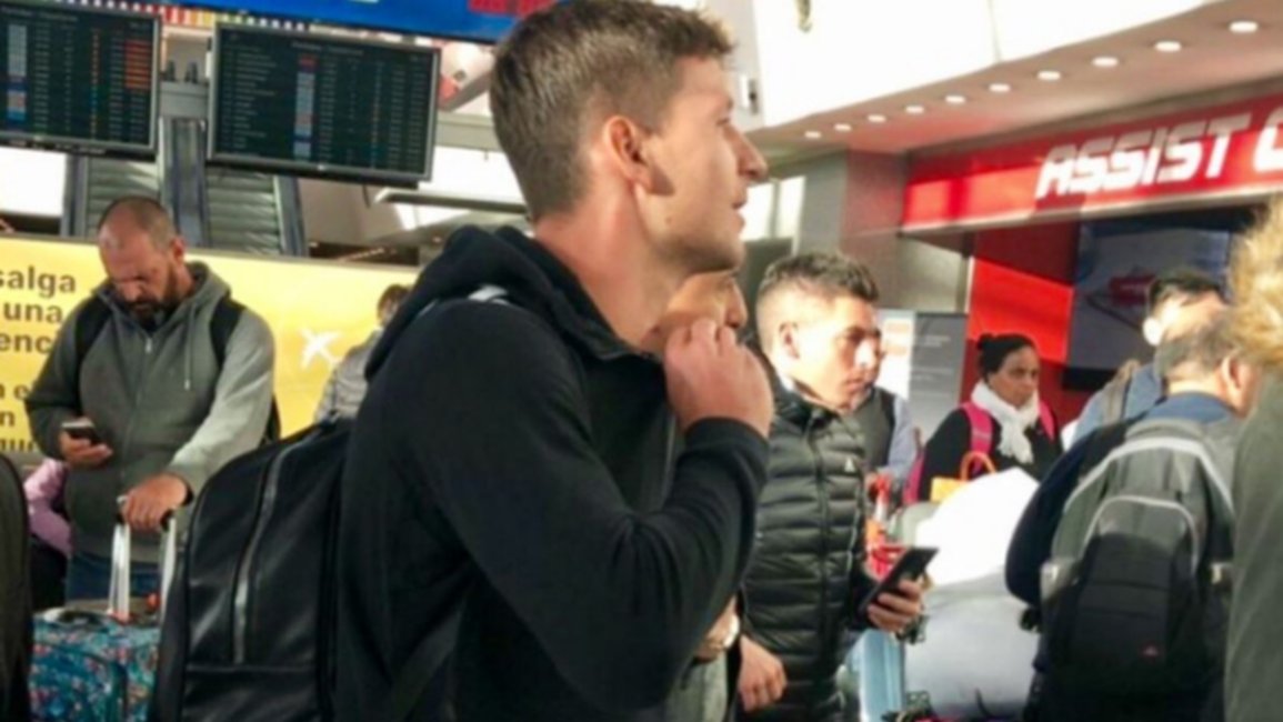 Franco Soldano llegó al país para firmar como refuerzo de Boca