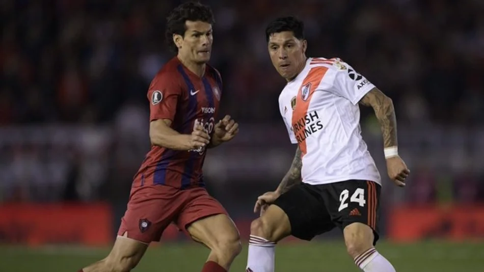Enzo Pérez llegó a la tercera amarilla y no estará en el desquite