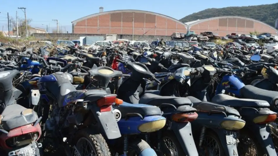 Rematarán 605 motocicletas