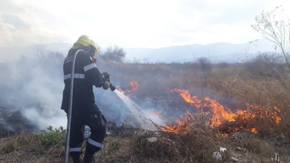 Hubo ocho incendios de pastizales en 48 horas