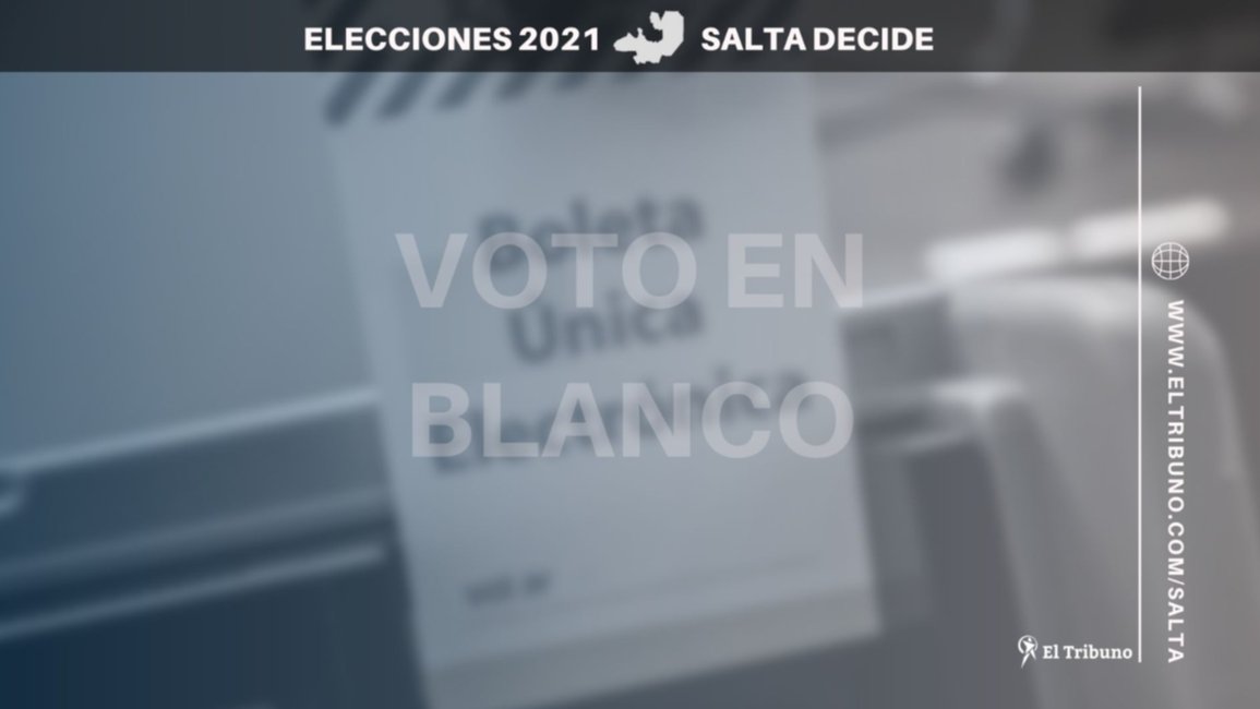 El voto en blanco, protagonista de las elecciones provinciales 2021 