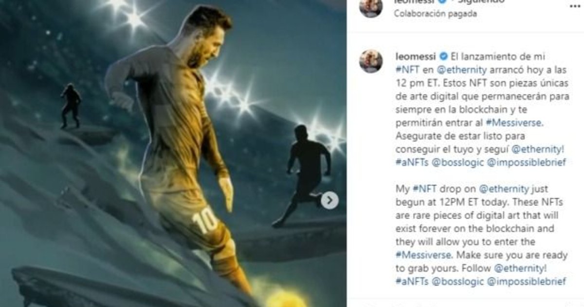 Lionel Messi se vuelca al criptoarte: qué es la colección NFT que lanzó ...