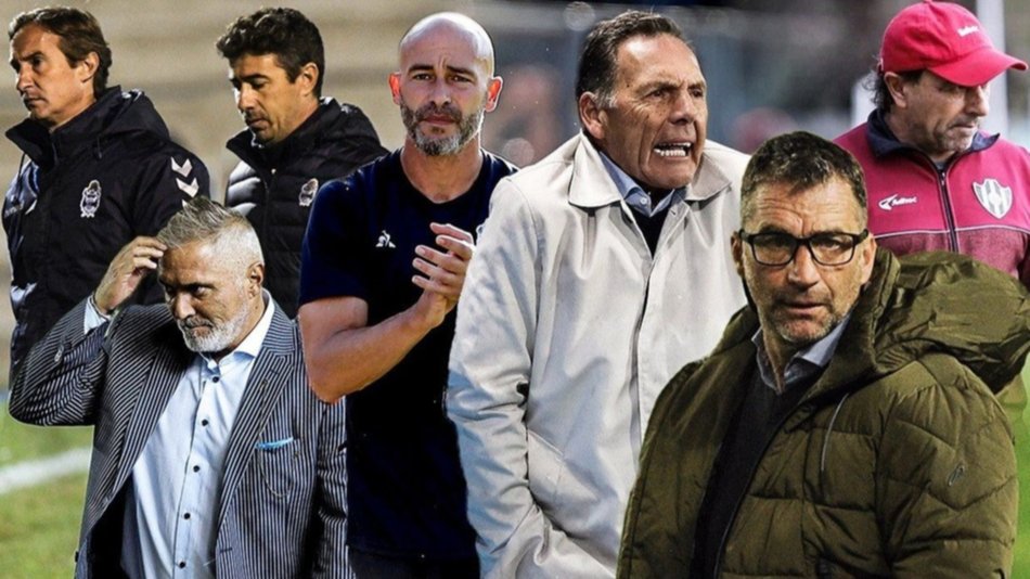Y eso que no hay descensos: en apenas 9 fechas les cortaron la "cabeza" a 6 técnicos