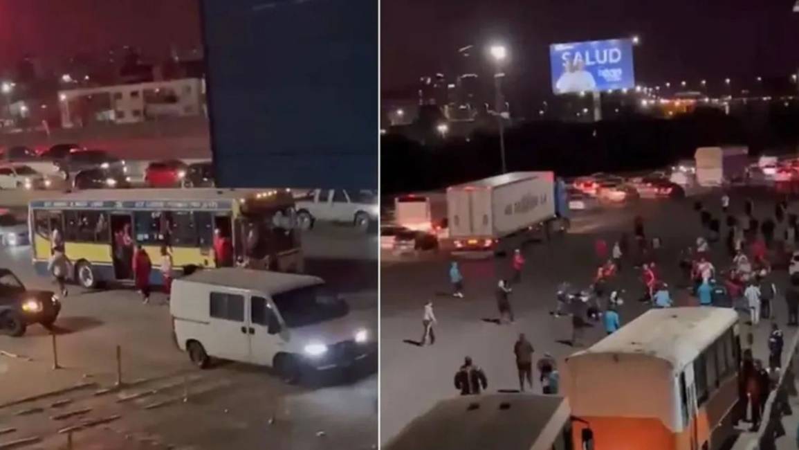 VIDEO. Hinchas de Racing y River se cruzaron y protagonizaron una batalla campal
