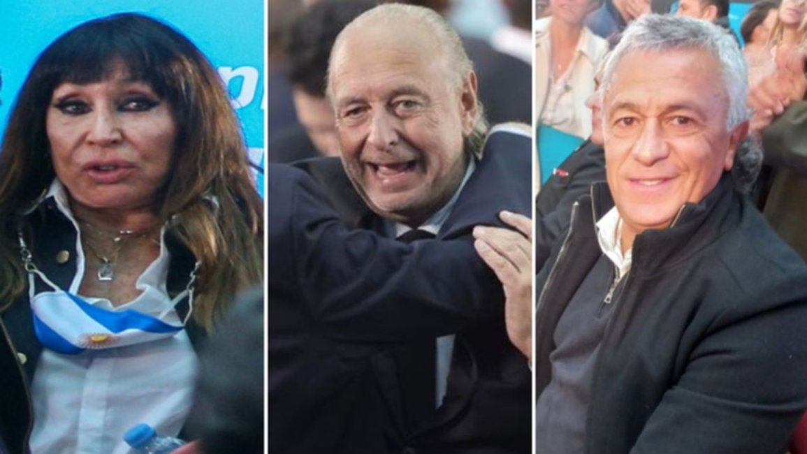 Moria Casán, Pipo Gorosito, De Narváez y hasta un ex ministro menemista, en la asunción de Massa