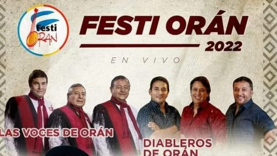 Se oficializó la cartelera del primer Festi Orán gratuito